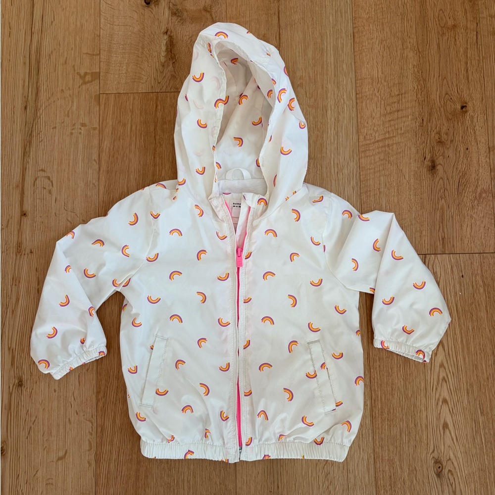 Gap 3T rainbow windbreaker jacket